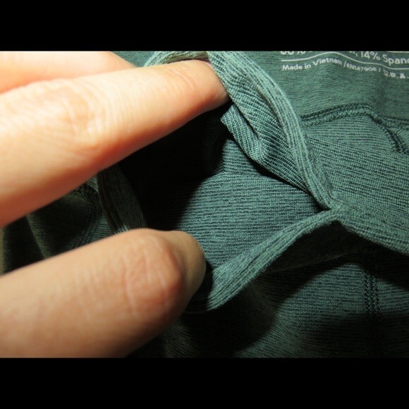 Outdoor Voices Leggings Hunter Green 7/8 Warmup Small Active Stretch Pants - Picture 9 of 9